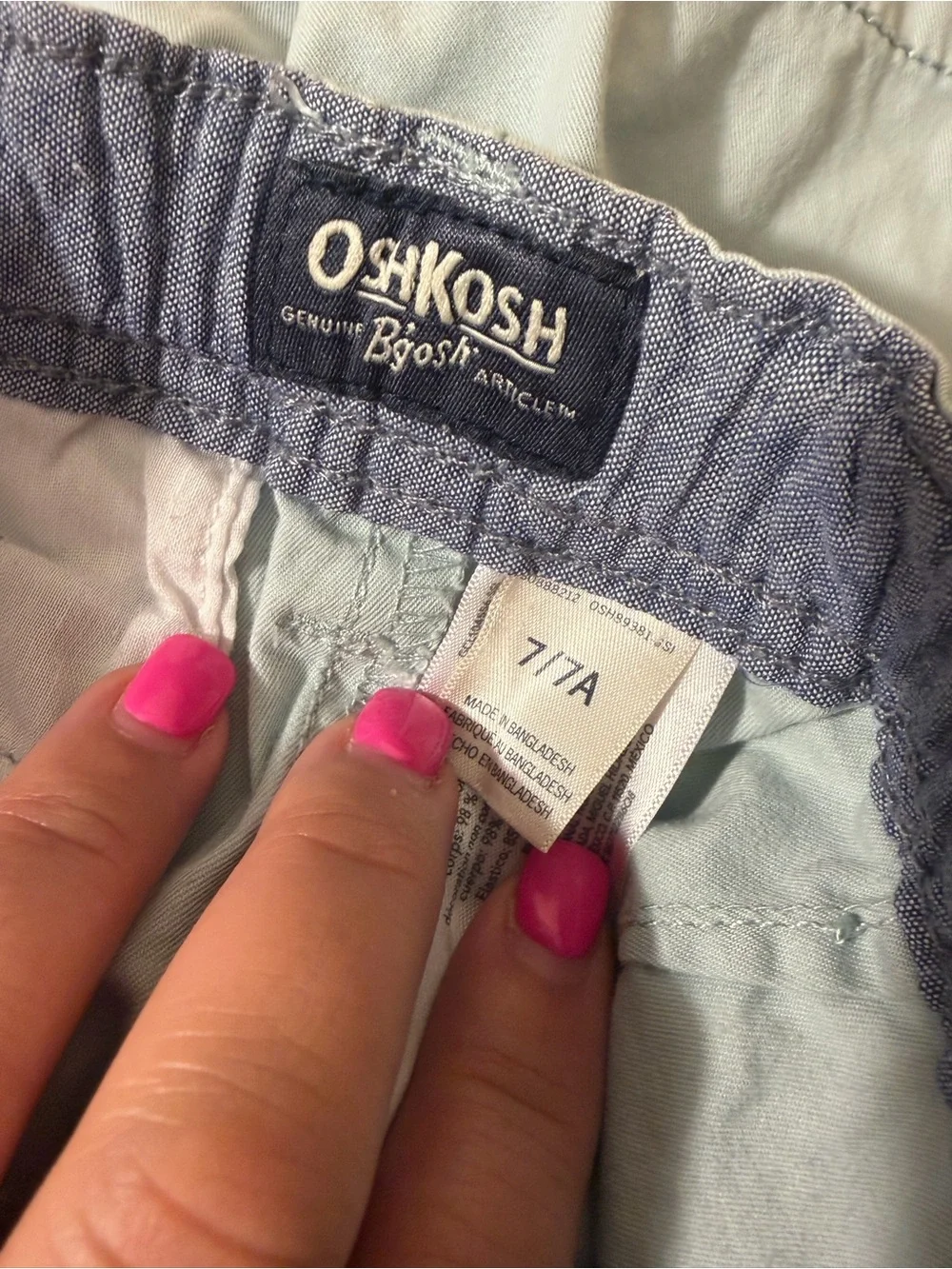 OshKosh B'gosh Light Blue Kids Shorts